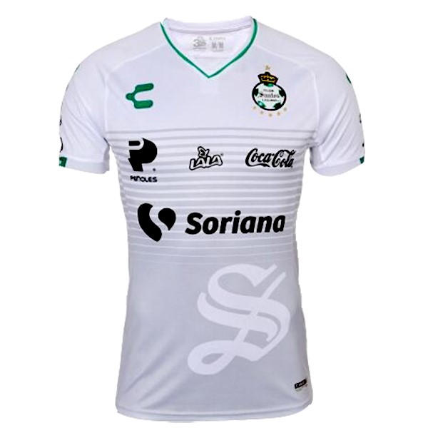 Camiseta Santos Laguna Replica Tercera Ropa 2018/19 Blanco